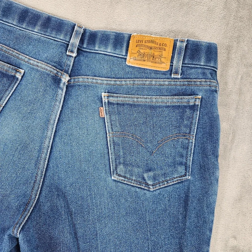 Levis 517 Jeans Mens 40x30 (Actual 36 x 30) Vintage Orange Tab Bootcut 90s